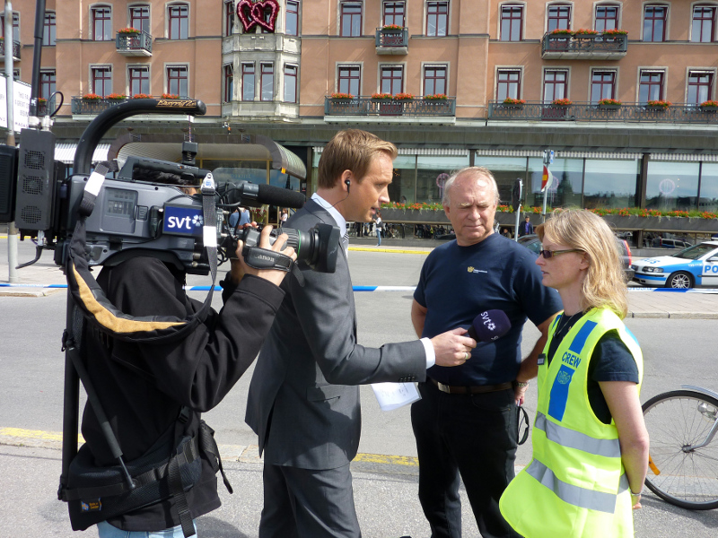 Intervjuad av SVT Intervjuad av SVT